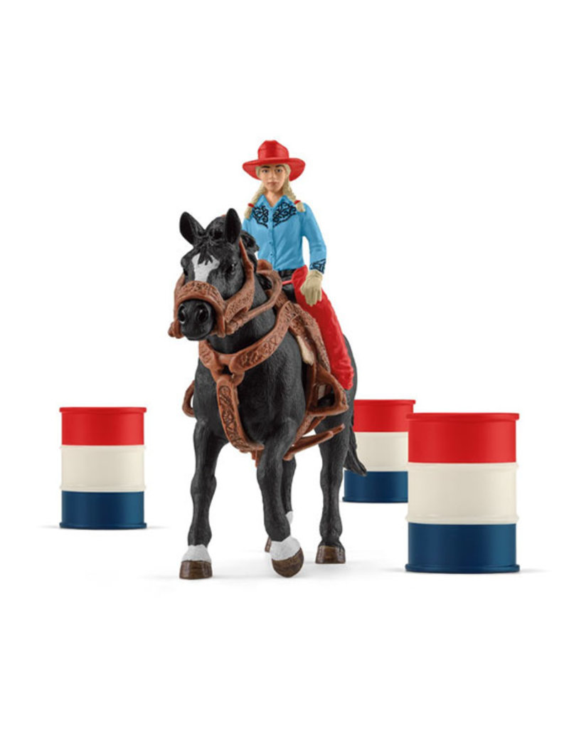 Schleich Schleich Horses 42576 - Barrel racing met cowgirl