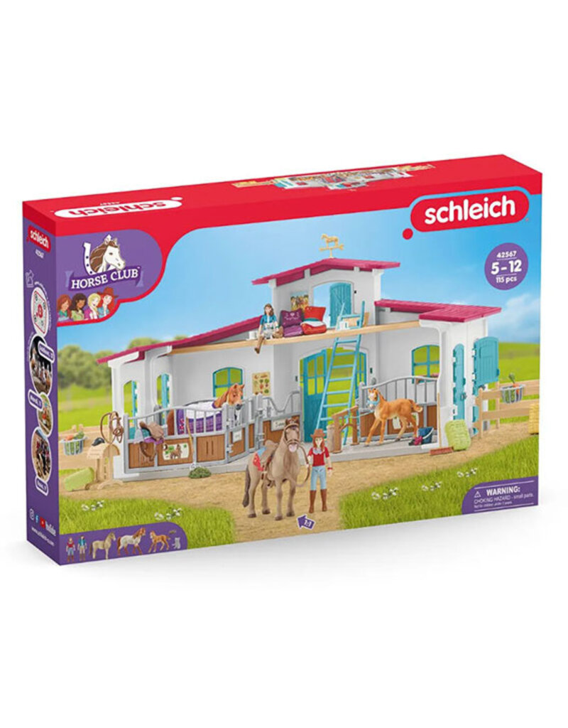 Schleich Schleich Horses 42567 - Manege met amazone en paarden