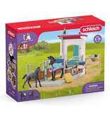 Schleich Schleich Horses 42611 - Paardenbox met merrie en veulen