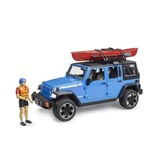 Bruder Bruder 2529 - Jeep Wrangler Rubicon Unlimited met kajak en speelfiguur