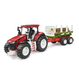Bruder Bruder Roadmax 03453 - Tractor met boomstamaanhanger