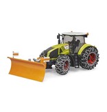 Bruder Bruder 3018 - Claas Axion met sneeuwschuif en sneeuwbanden