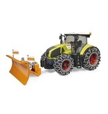 Bruder Bruder 3018 - Claas Axion met sneeuwschuif en sneeuwbanden
