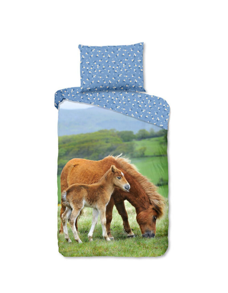 Dekbed Good Morning Shetlander met veulen