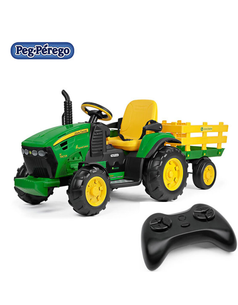 Peg Perego Peg Perego OR0117 - John Deere 12V Ground Force met aanhanger en afstandsbediening