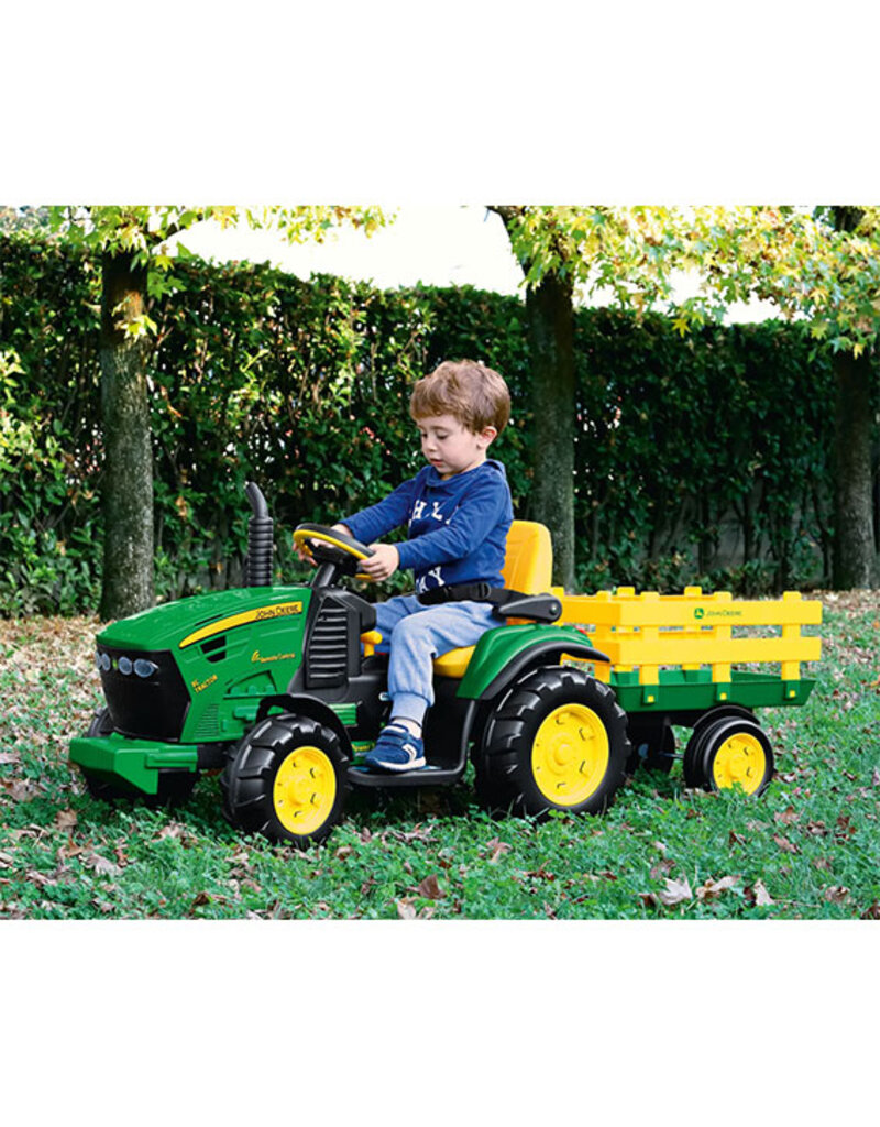 Peg Perego Peg Perego OR0117 - John Deere 12V Ground Force met aanhanger en afstandsbediening