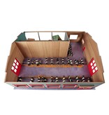 Kids Globe Kids Globe 610310 - Loopstal met berging en weiland 1:32