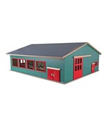 Kids Globe Kids Globe 610310 - Loopstal met berging en weiland 1:32