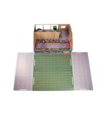 Kids Globe Kids Globe 610310 - Loopstal met berging en weiland 1:32
