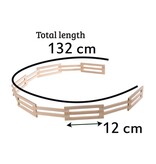 Kids Globe Kids Globe 610304 - Uitvouwbare houten omheining 1:32