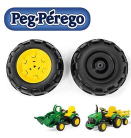 Peg Perego Peg Perego set van 2 voorwielen voor John Deere Ground Force/Ground Loader
