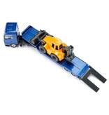 Siku Siku 1761 - MAN met dieplader en graaflaadmachine