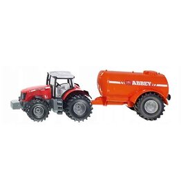 Siku Siku 2003 - Massey Ferguson tractor met eenassig giervat 1:50