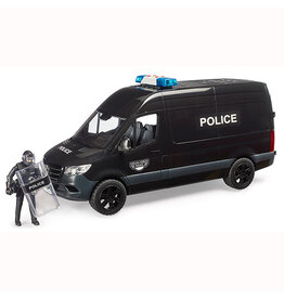 Bruder Bruder 02685 - ME politiebus met ME agent 1:16