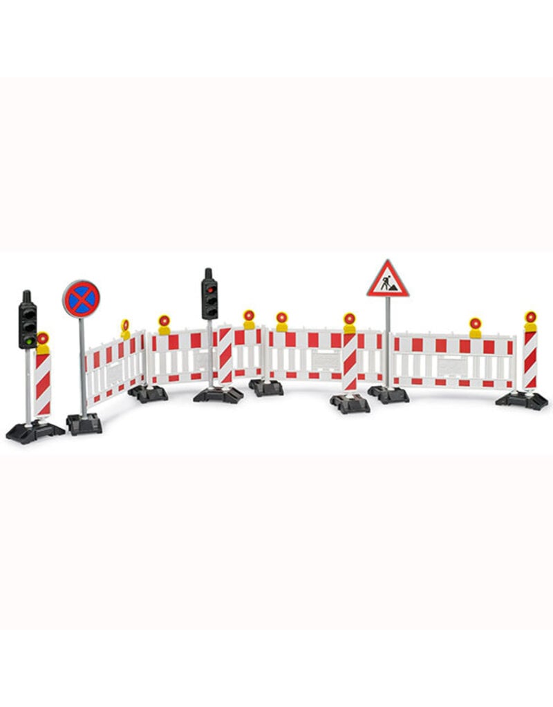 Bruder Bruder 62009 - Verkeersveiligheidsset met verkeerslichten