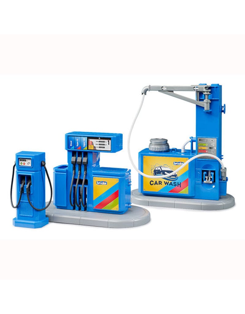 Bruder Bruder 62113 - Tankstations met wasstraat