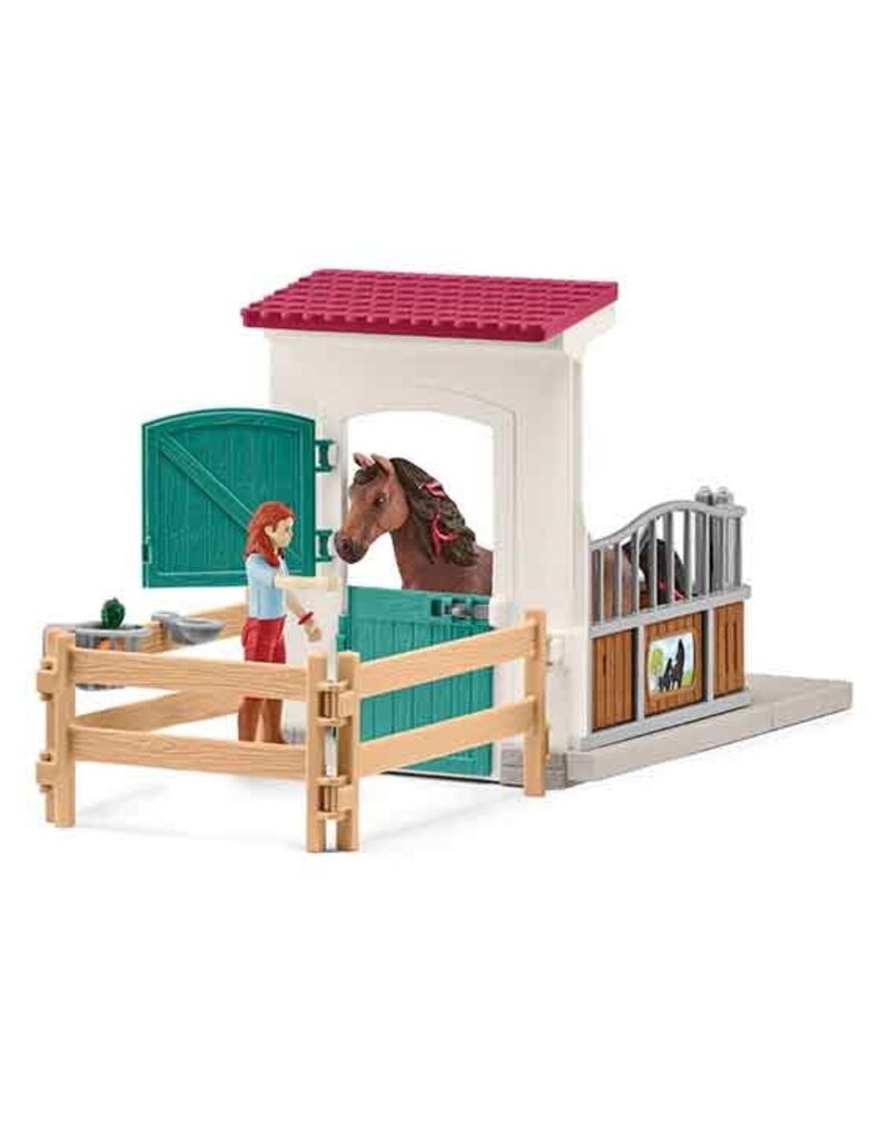 Schleich Schleich Horses 42710 - Paardenstal met Hannah en Cayenne