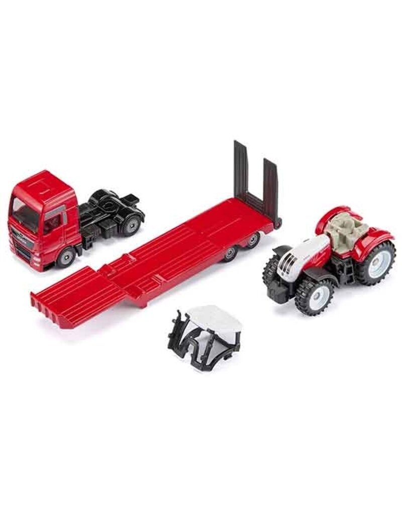 Siku Siku 1764 - MAN vrachtwagen met Steyr tractor 1:87