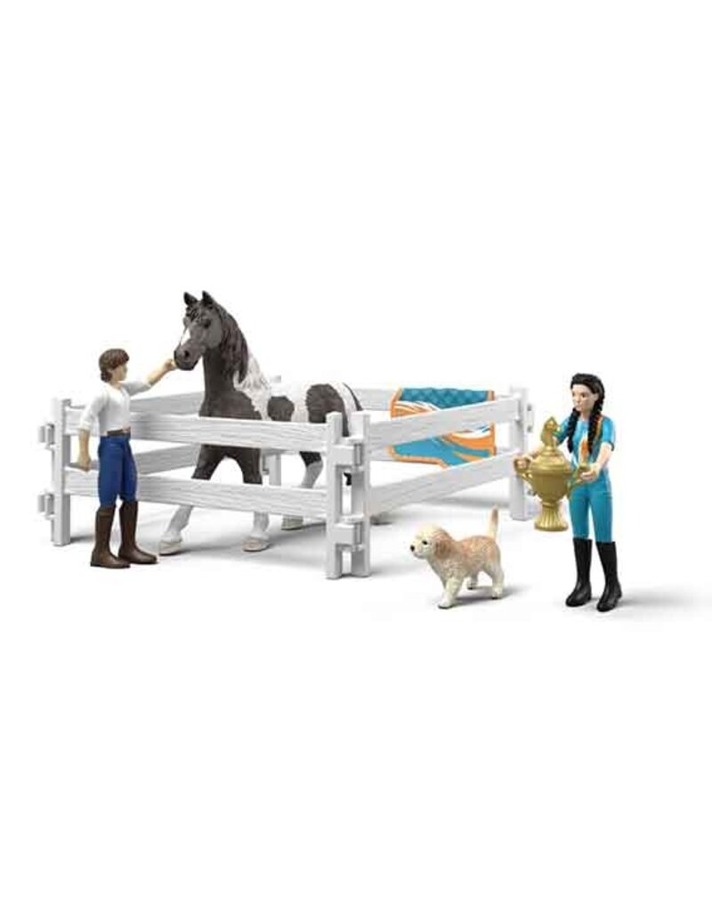 Schleich Schleich Horses 42799 - Horse Club Kim's voltigeset