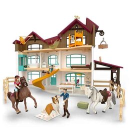 Schleich Schleich Horses 42785 - Horse Club Lakeside Villa & paddock