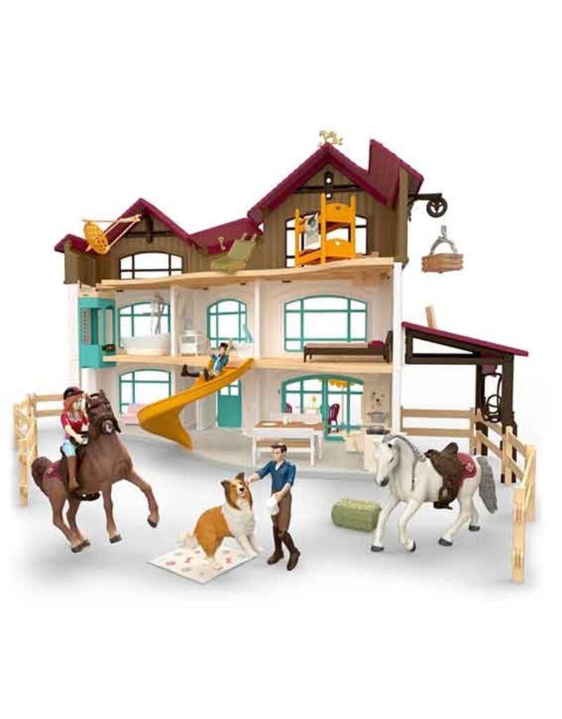 Schleich Schleich Horses 42785 - Horse Club Lakeside Villa & paddock