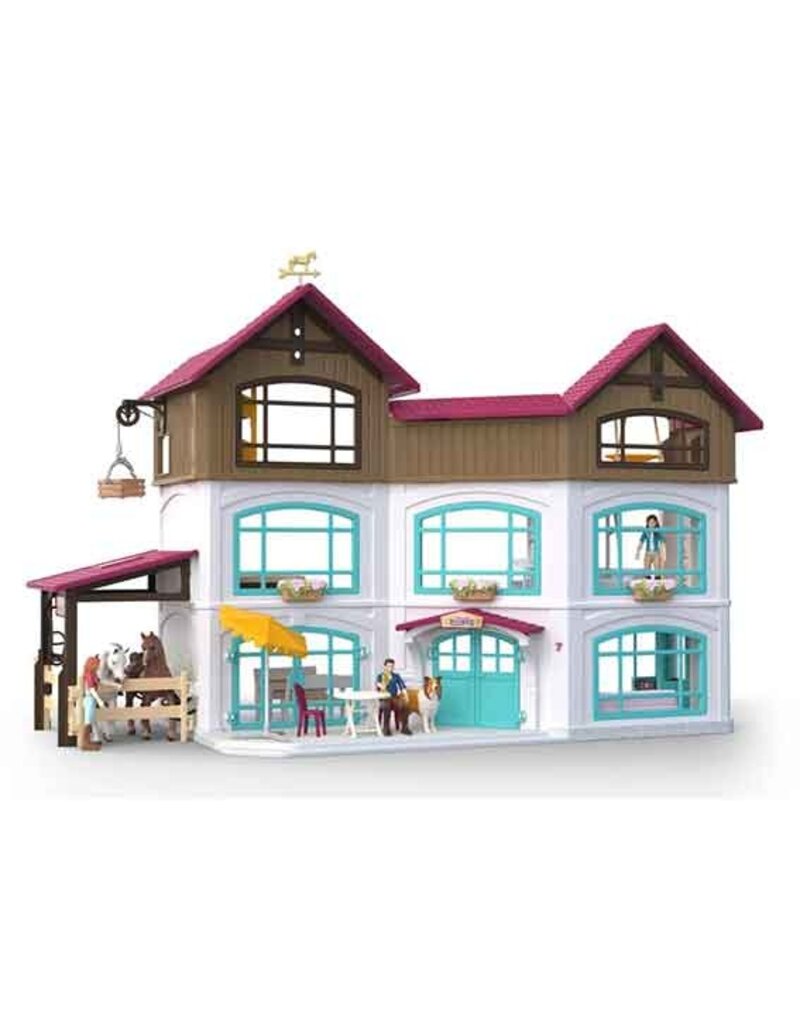 Schleich Schleich Horses 42785 - Horse Club Lakeside Villa & paddock