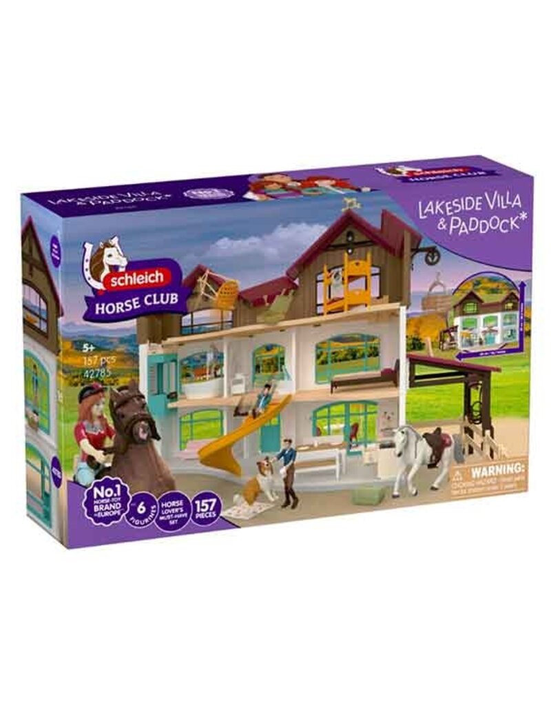 Schleich Schleich Horses 42785 - Horse Club Lakeside Villa & paddock
