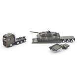 Siku Siku 8317 - Leger Vrachtwagen met dieplader en tank 1:87