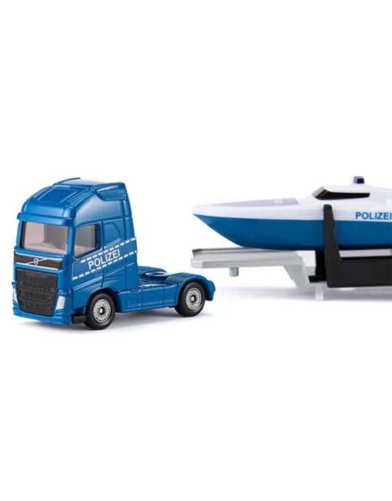 Siku Siku 1757 - Volvo vrachtwagen met Politie boot 1:87