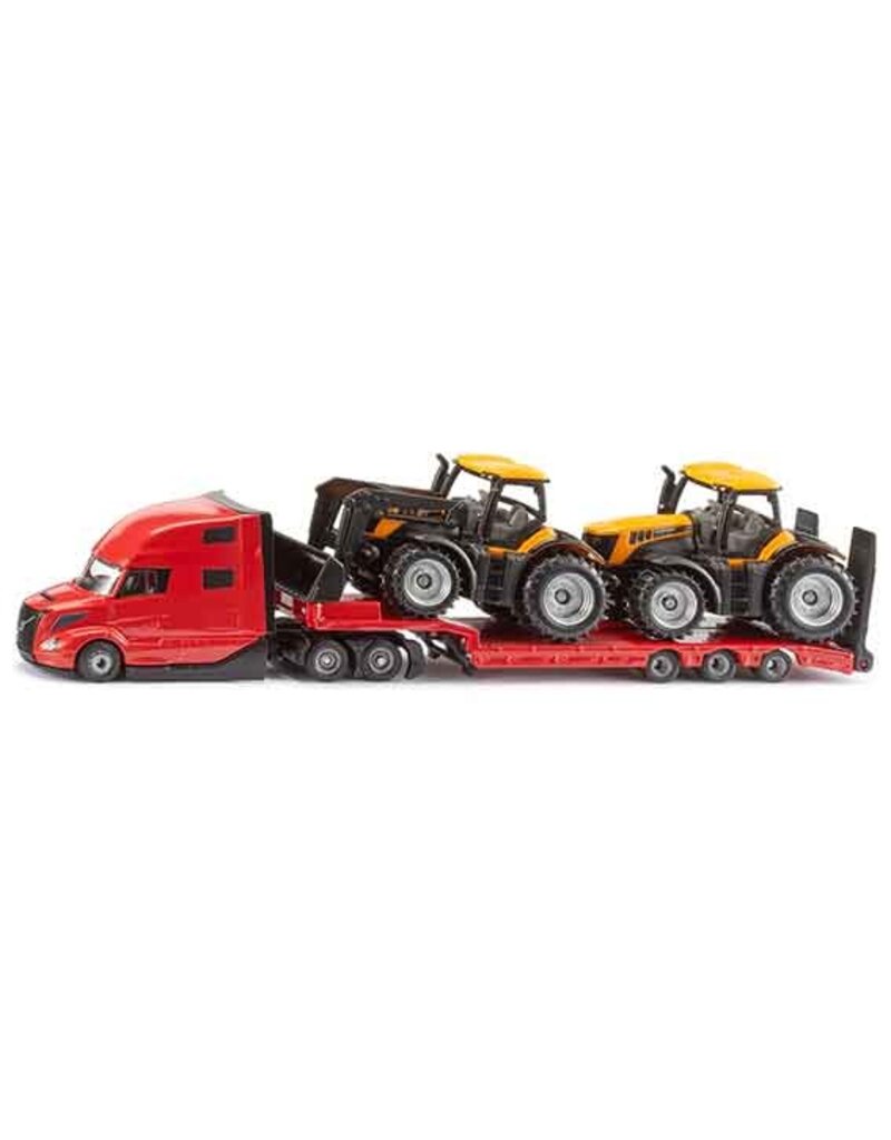 Siku Siku 1785 - Volvo vrachtwagen met dieplader en JCB tractors 1:87