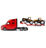 Siku Siku 1785 - Volvo vrachtwagen met dieplader en JCB tractors 1:87
