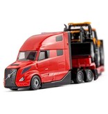 Siku Siku 1785 - Volvo vrachtwagen met dieplader en JCB tractors 1:87