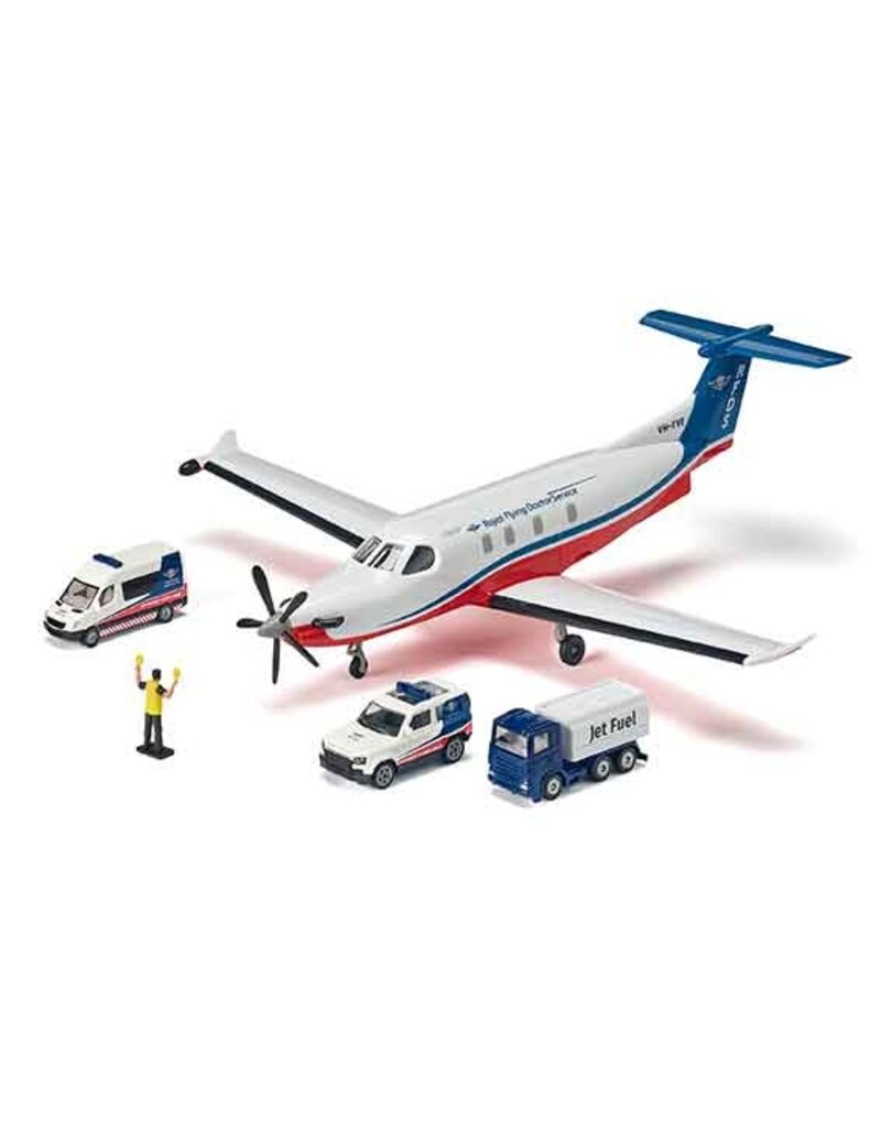 Siku Siku 5406 - SIKU World - Flying doctor vliegtuig met accessoires 1:50