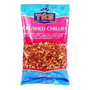 TRS Extra Hot Crushed Chillies, 100g