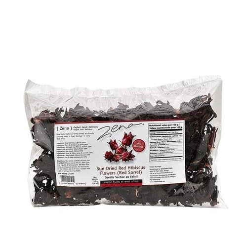 Zena Dried Hibiscus flowers (Red Sorrel) 125g