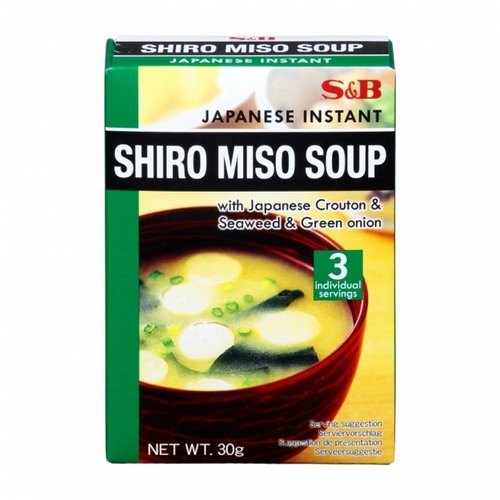 S&B Instant Shiro Miso Soup, 30g