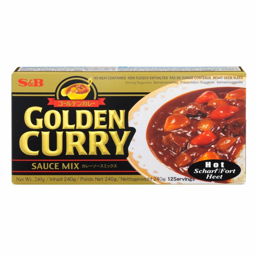 S&B Hot Golden Curry, 220g Tjin's Toko