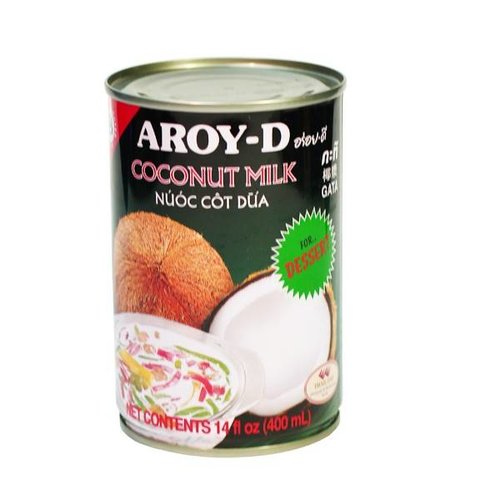 Aroy-D Coconut Milk for Dessert, 400 ml