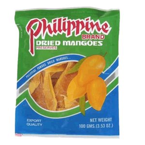 Philippine Brand Dried Mangoes, 100g