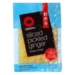 Obento Obento Sliced Pickled Ginger, 100g