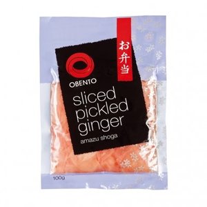 Obento Pink Pickled Ginger, 100g