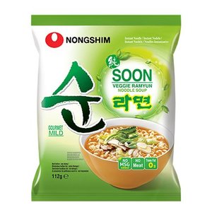 Nongshim Nongshim Soon Veggie Ramyun, 112g