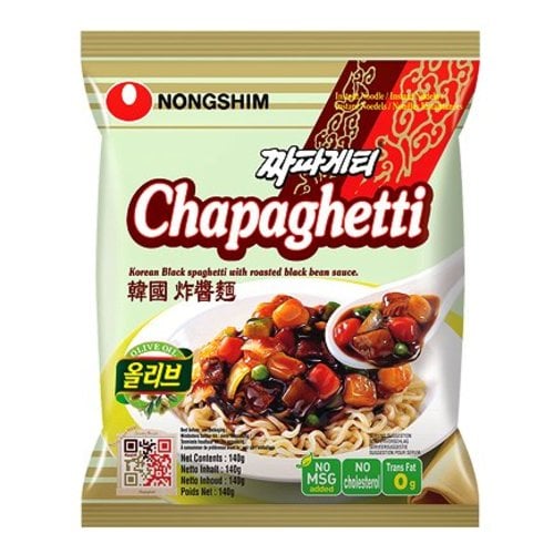 Nongshim Korean Ramen Noodle Chapagetti / jjapagetti Chajangmyun  140g(1,3,5ea)