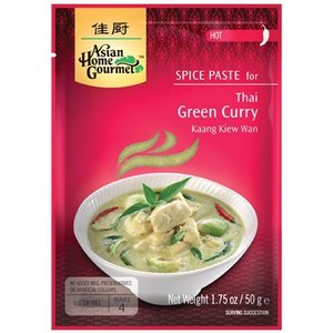 Asian Home Gourmet Green Curry Paste, 50g
