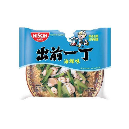 Nissin Instant Noodles Seafood Flavour, 100g