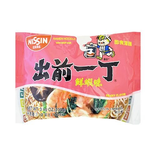 Nissin Instant Noodles Prawn Flavour, 100g