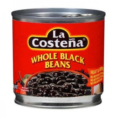 La Costena Whole Black Beans, 400g