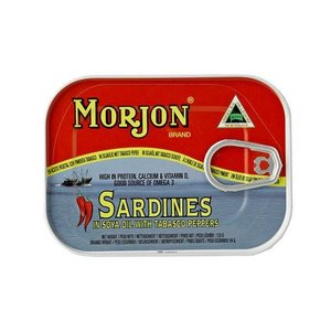 Morjon Sardinen in Tabasco, 120g MHD 31-07-26