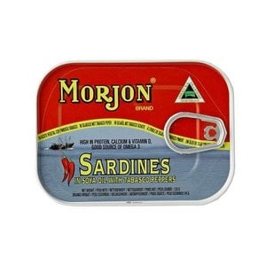 Morjon Sardines in Tabasco, 120g BBD 31-07-26