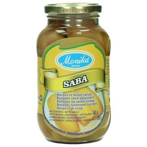 Monika Saba Banana in Syrup, 340g